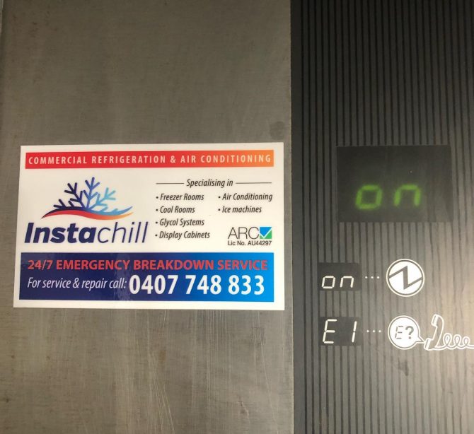 Instachill Sticker — Instachill in Robina, QLD