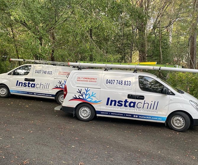 Instachill Service Vehicles — Instachill in Tweed Heads, NSW